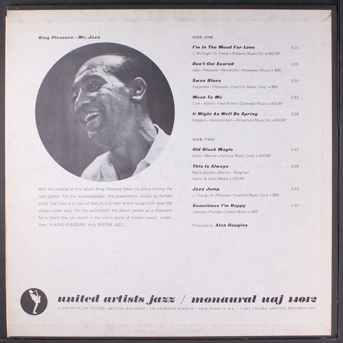 mr. jazz by KING PLEASURE
