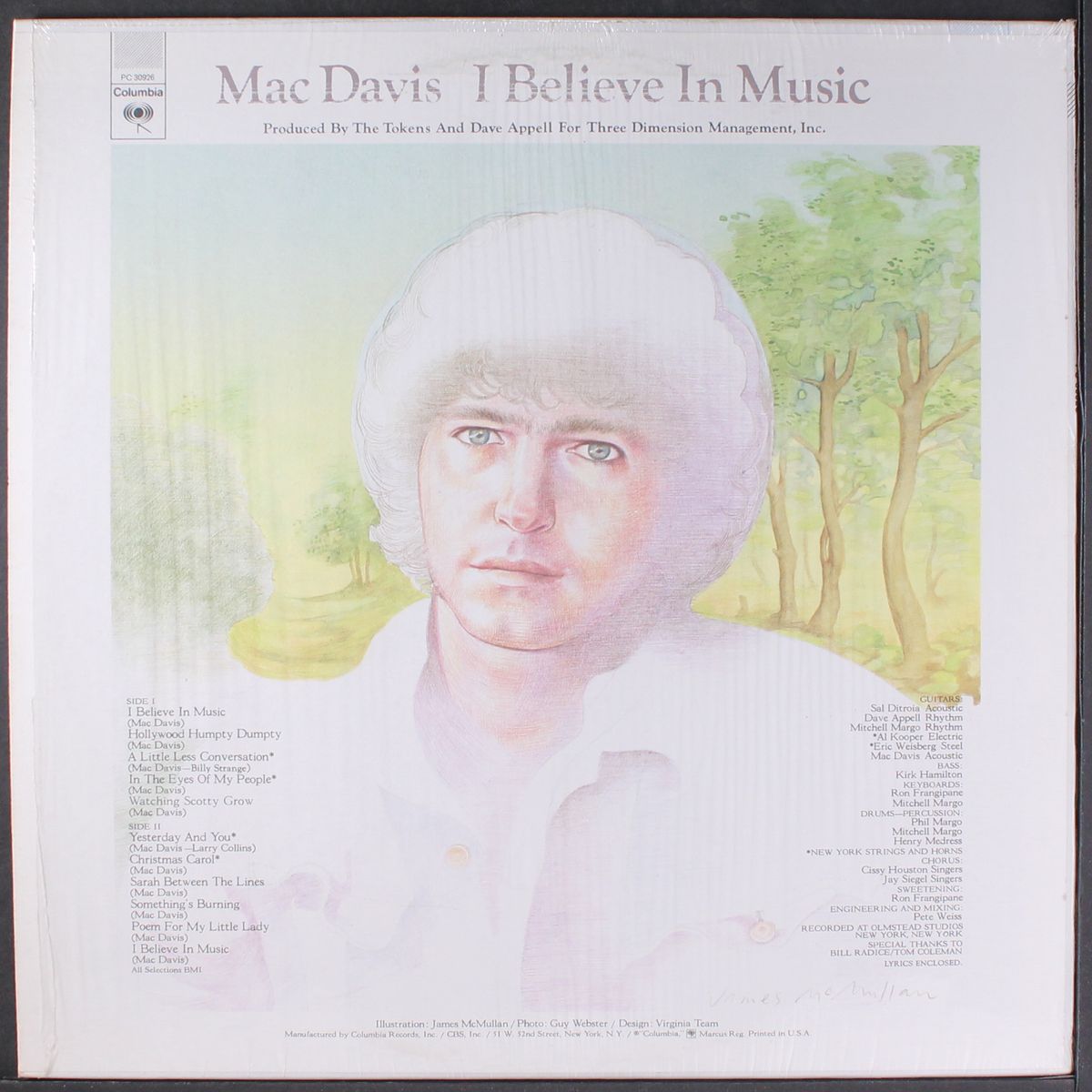 i believe in music by MAC DAVIS