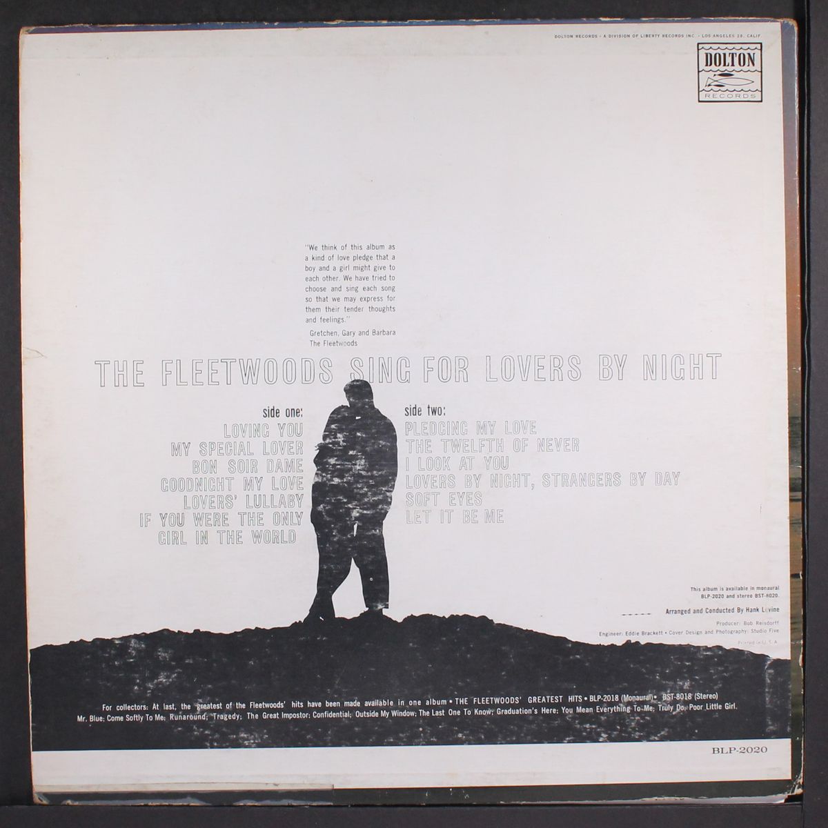 sing for lovers by night by FLEETWOODS
