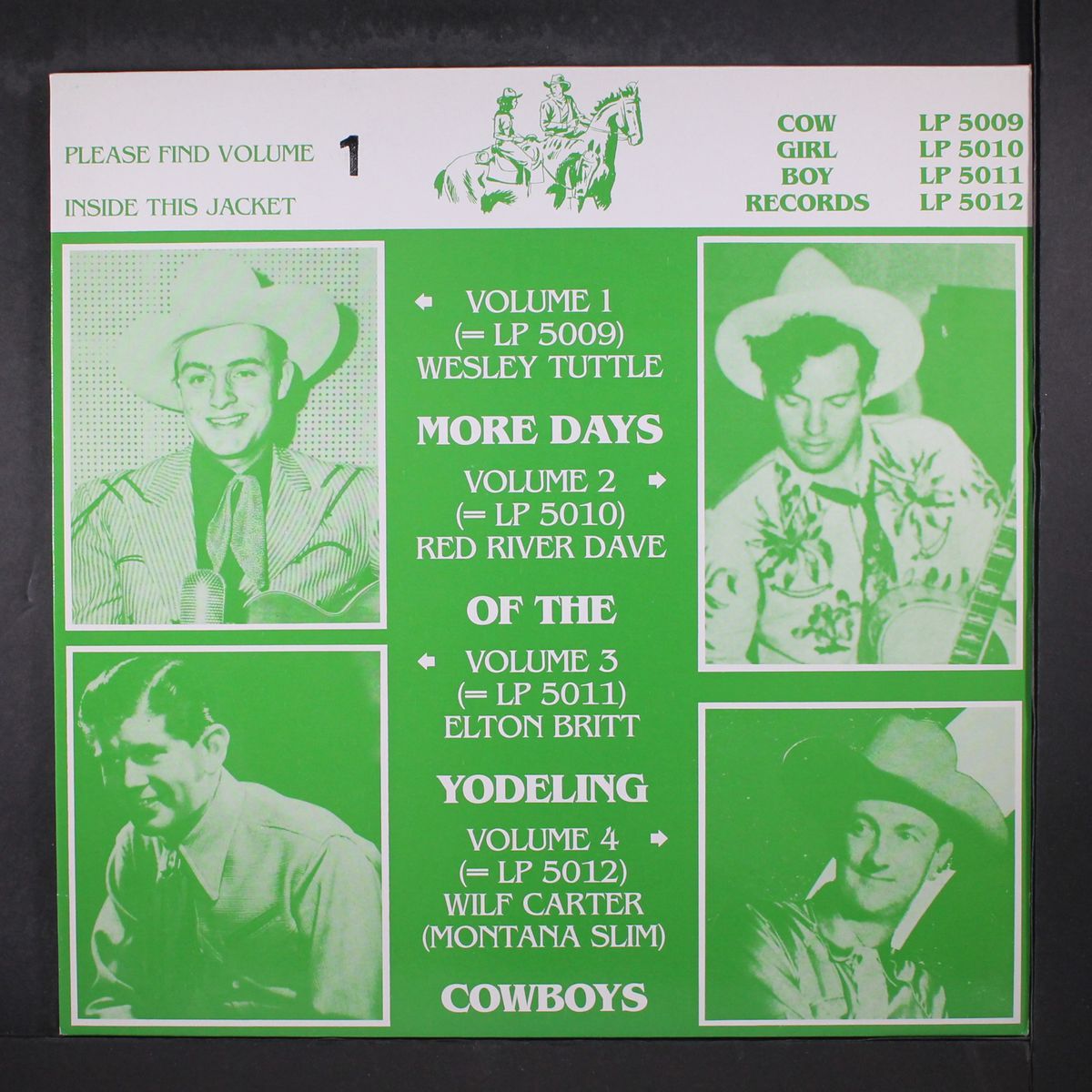 more days of the yodeling cowboys by WESLEY TUTTLE