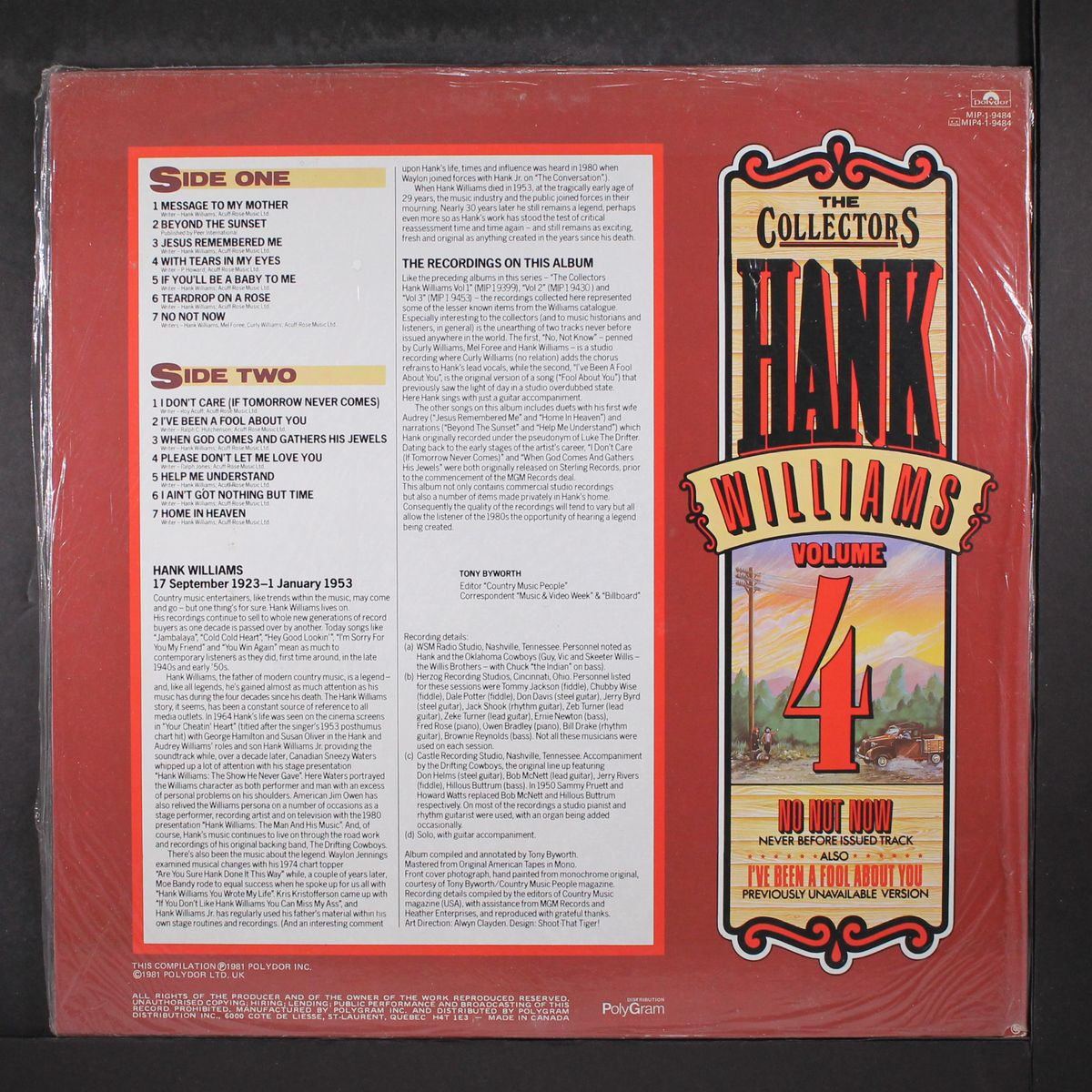 the collectors, vol. 4 by HANK WILLIAMS
