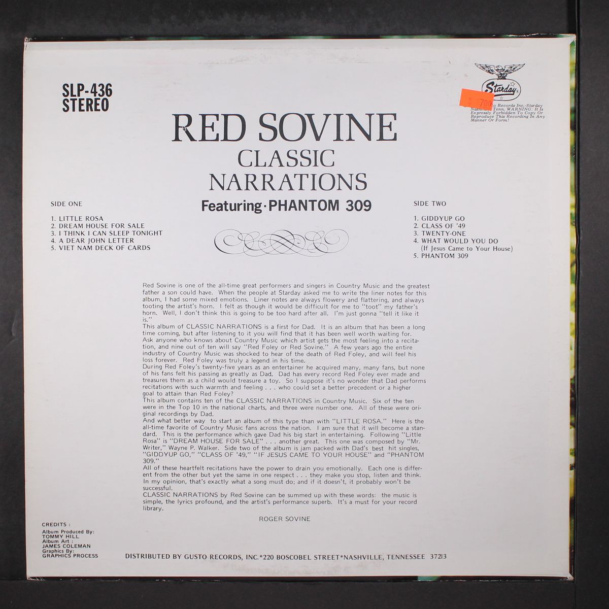 classic narrations by RED SOVINE