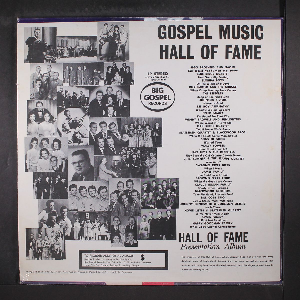 gospel music hall of fame by VARIOUS
