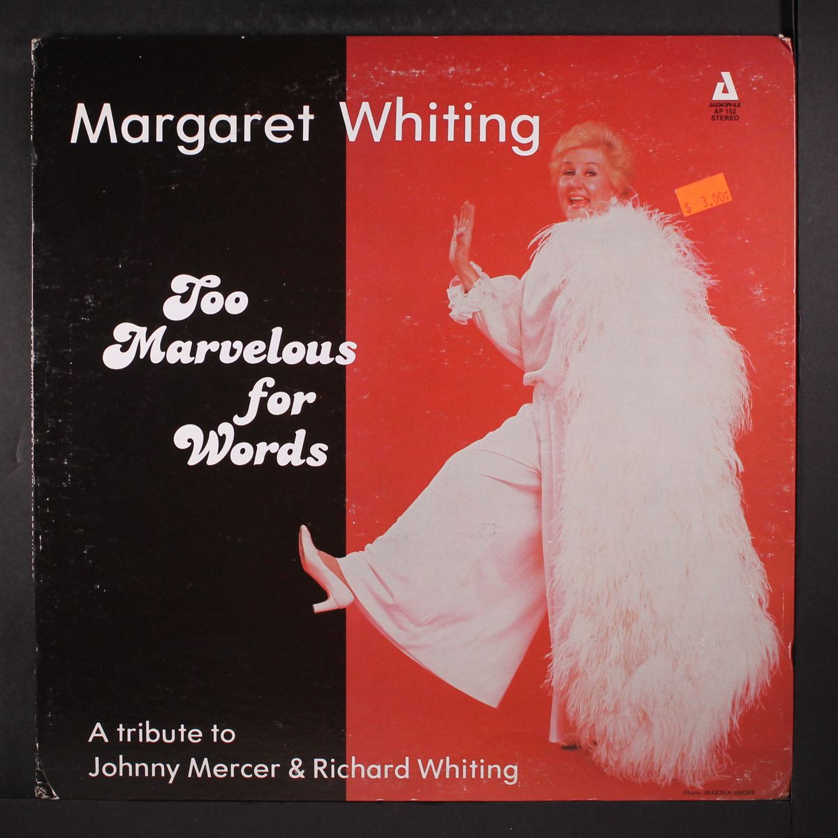 too marvelous for words by MARGARET WHITING