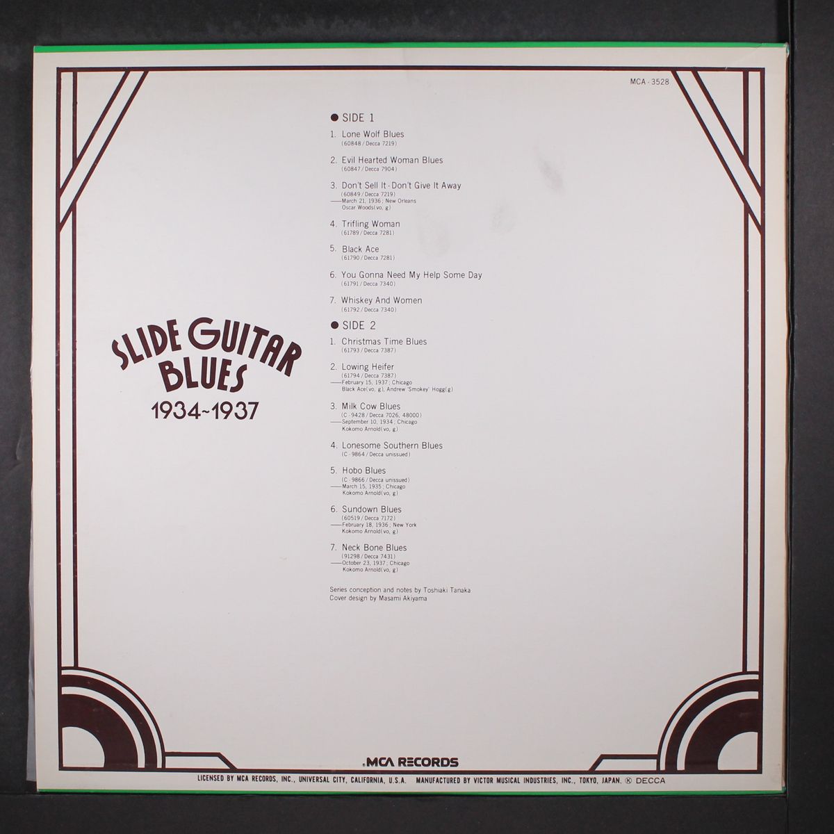 slide guitar blues 1934-1937 by VARIOUS