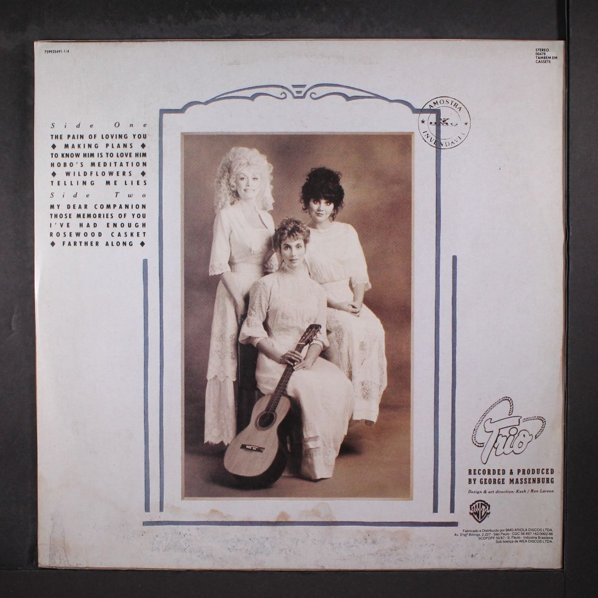 trio by DOLLY PARTON, RONSTADT, HARRIS