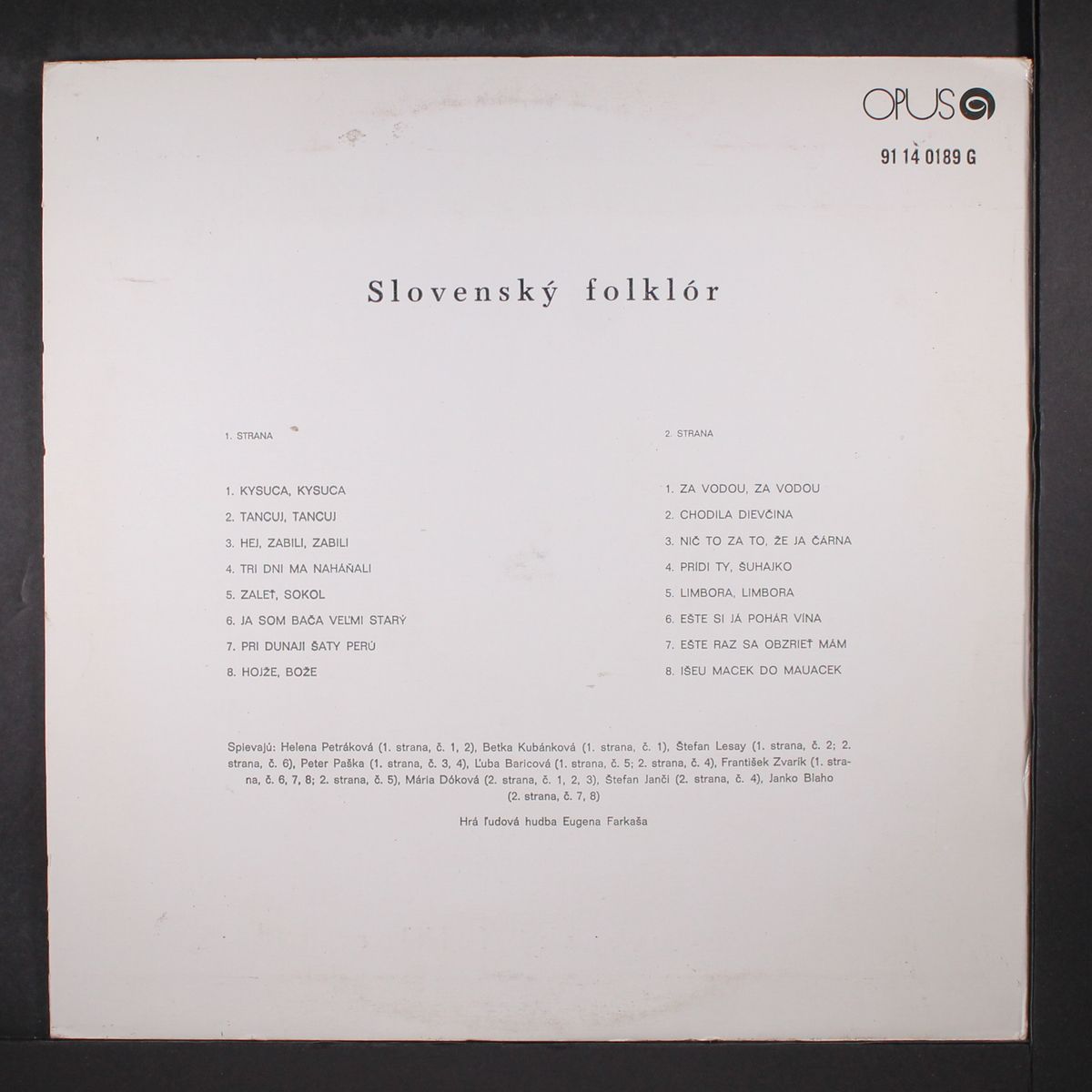 slovensky folklor by VARIOUS