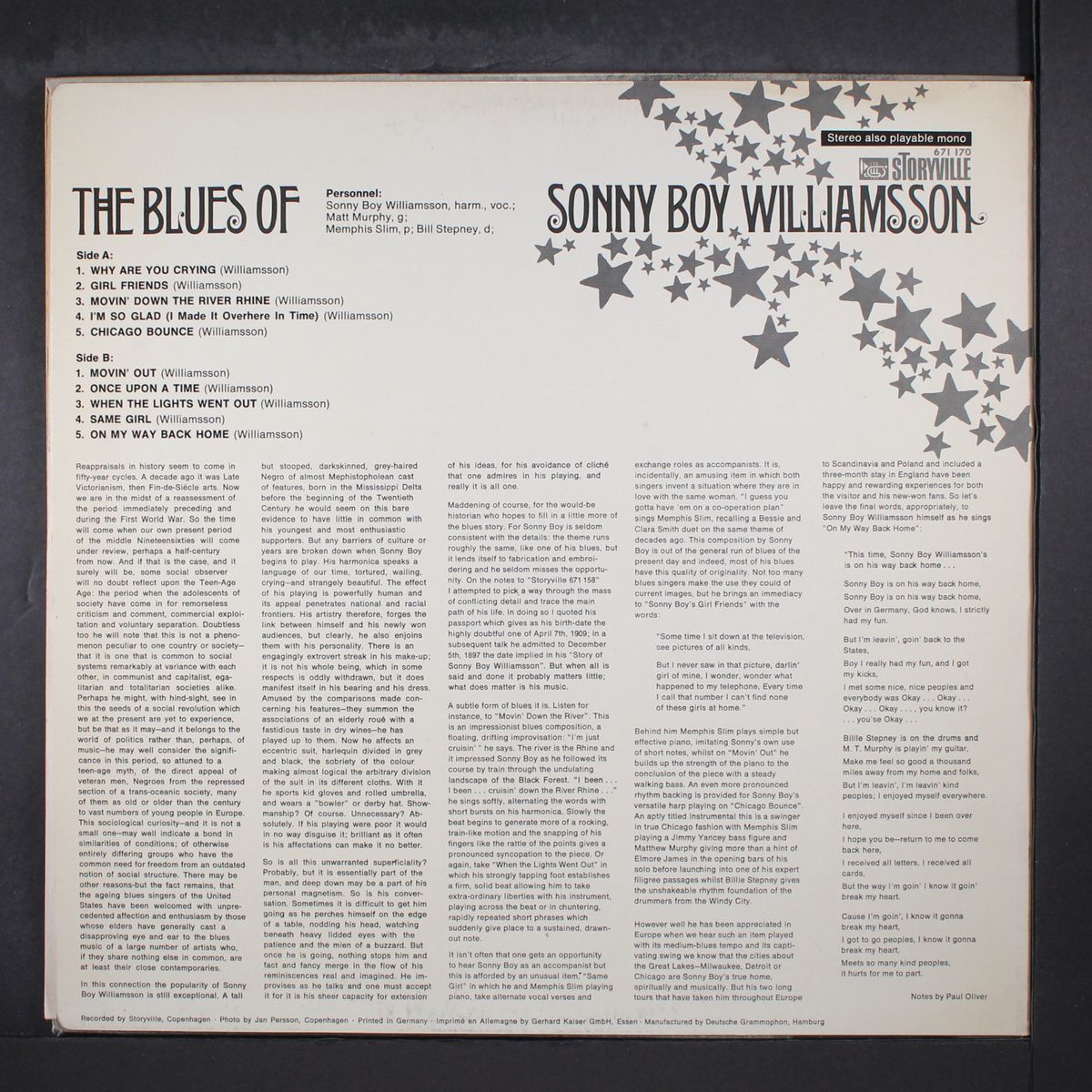 the blues of sonny boy williamsson by SONNY BOY WILLIAMSON