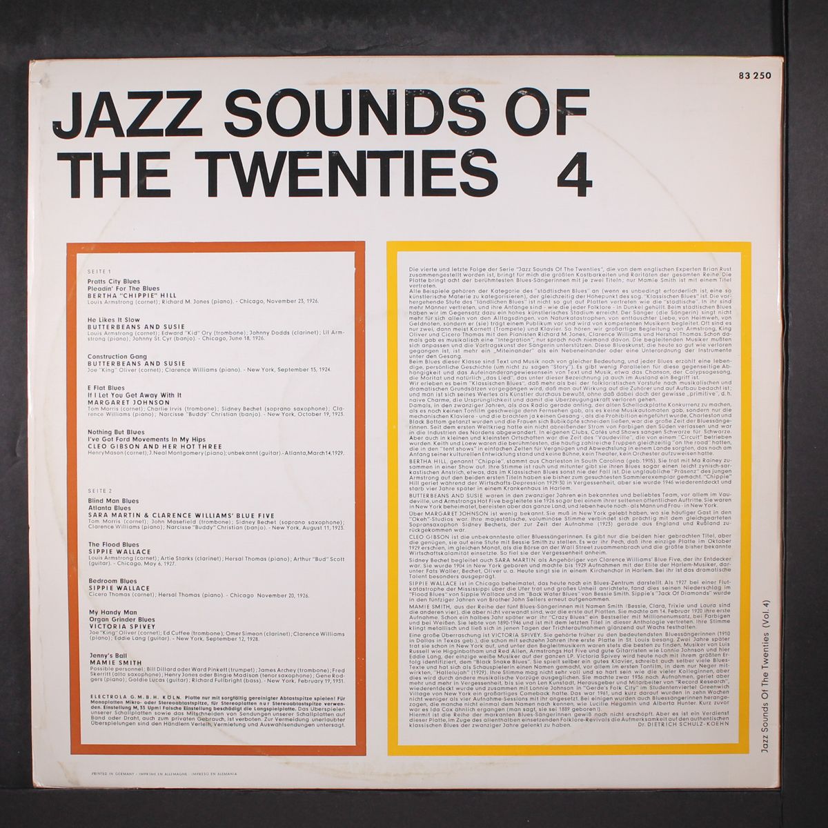 jazz sounds of the twenties by VARIOUS