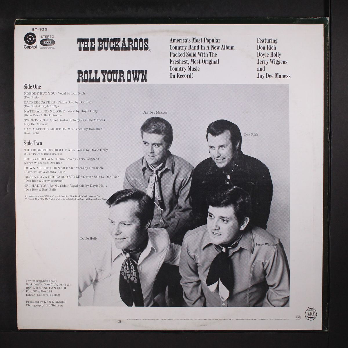 roll your own by BUCK OWENS' BUCKAROOS