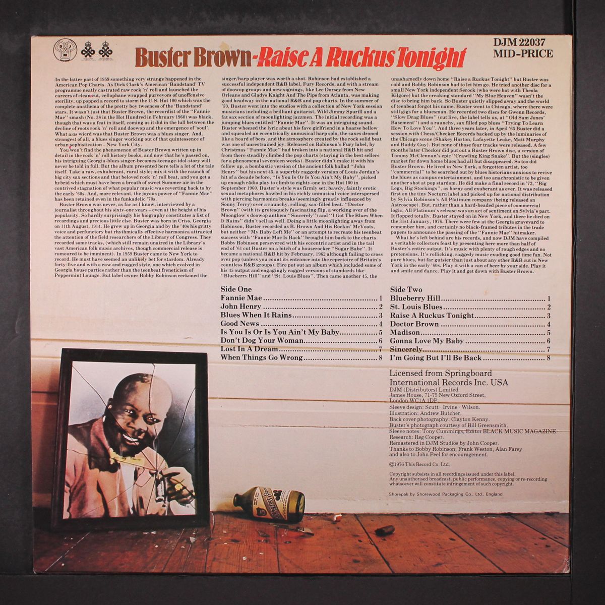 raise a ruckus tonight by BUSTER BROWN