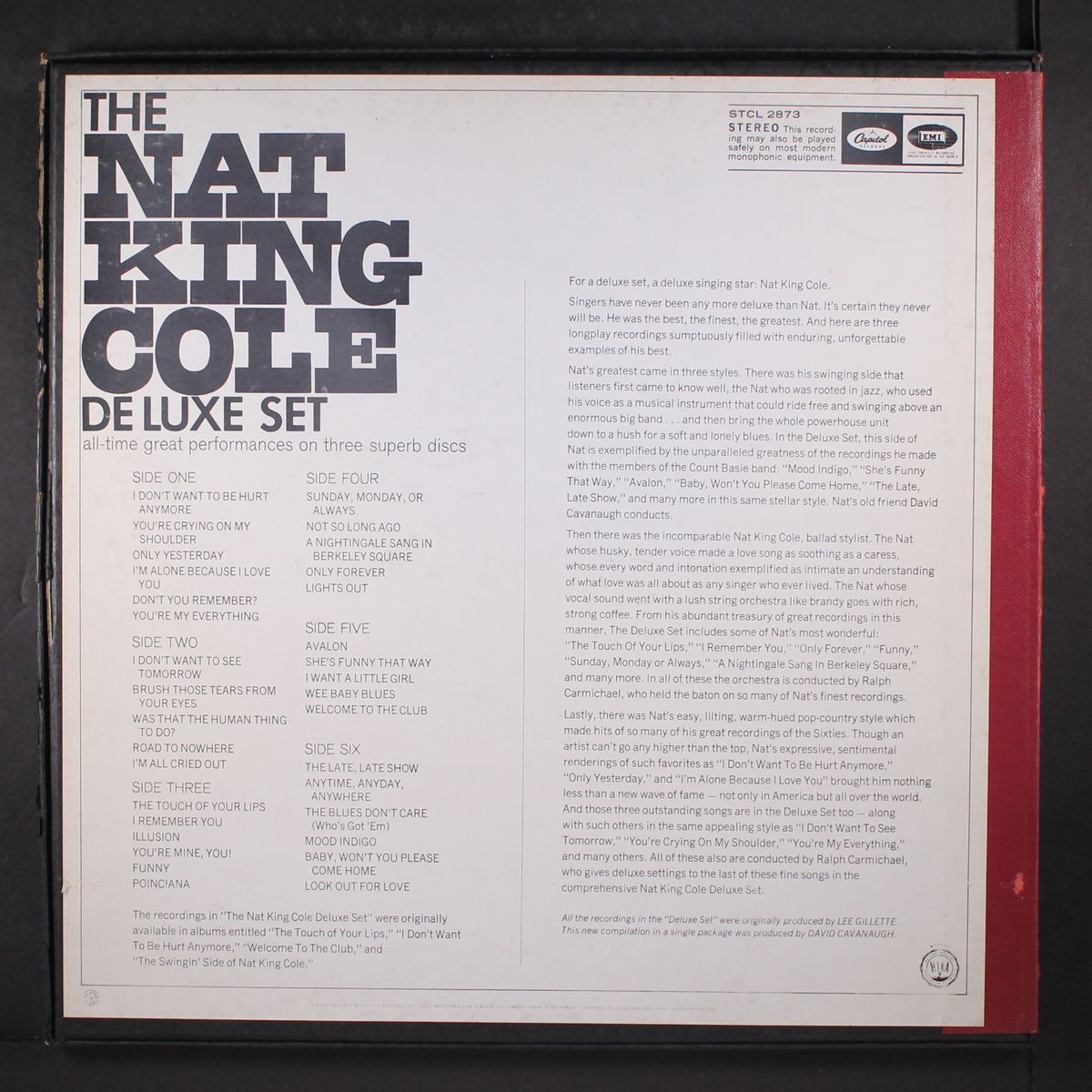 the deluxe set by NAT KING COLE