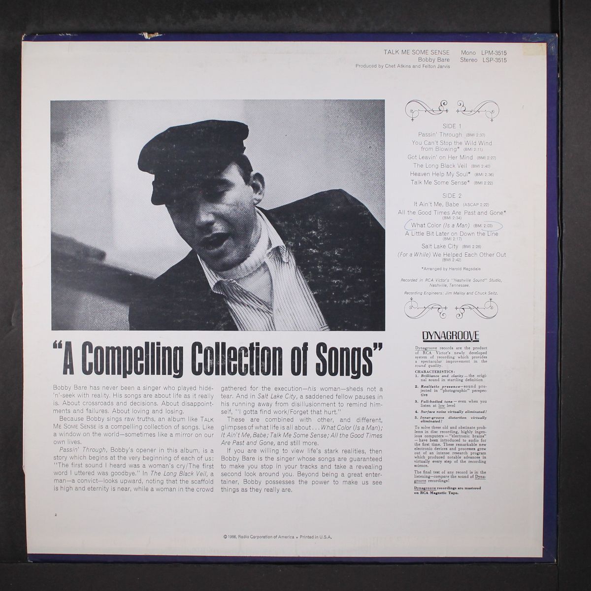 talk me some sense by BOBBY BARE