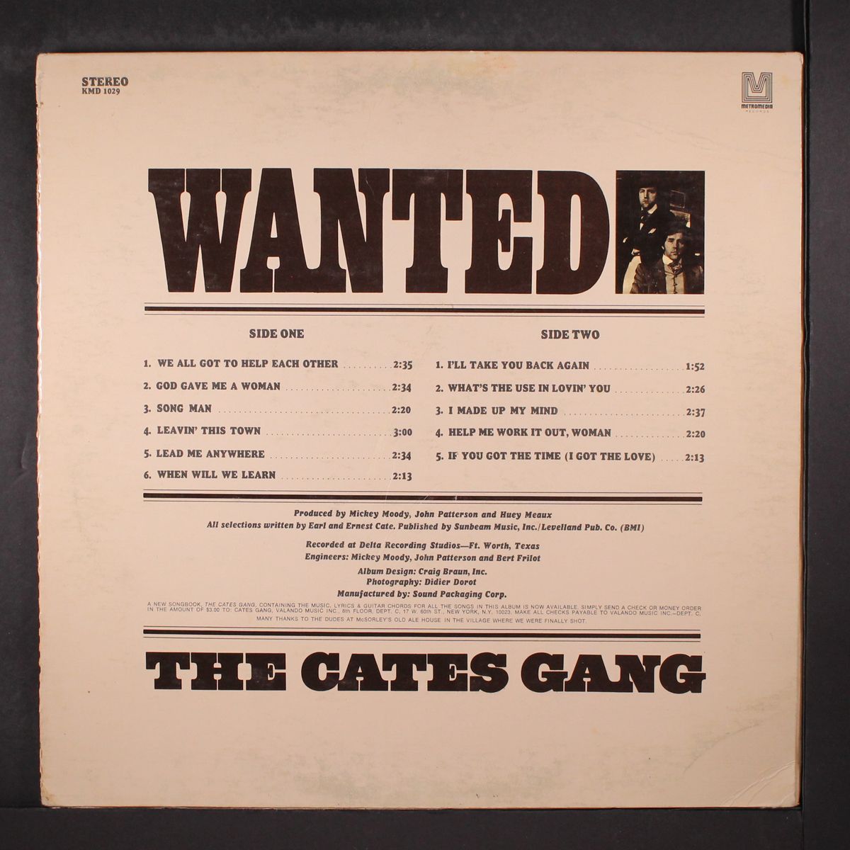 wanted by CATES GANG