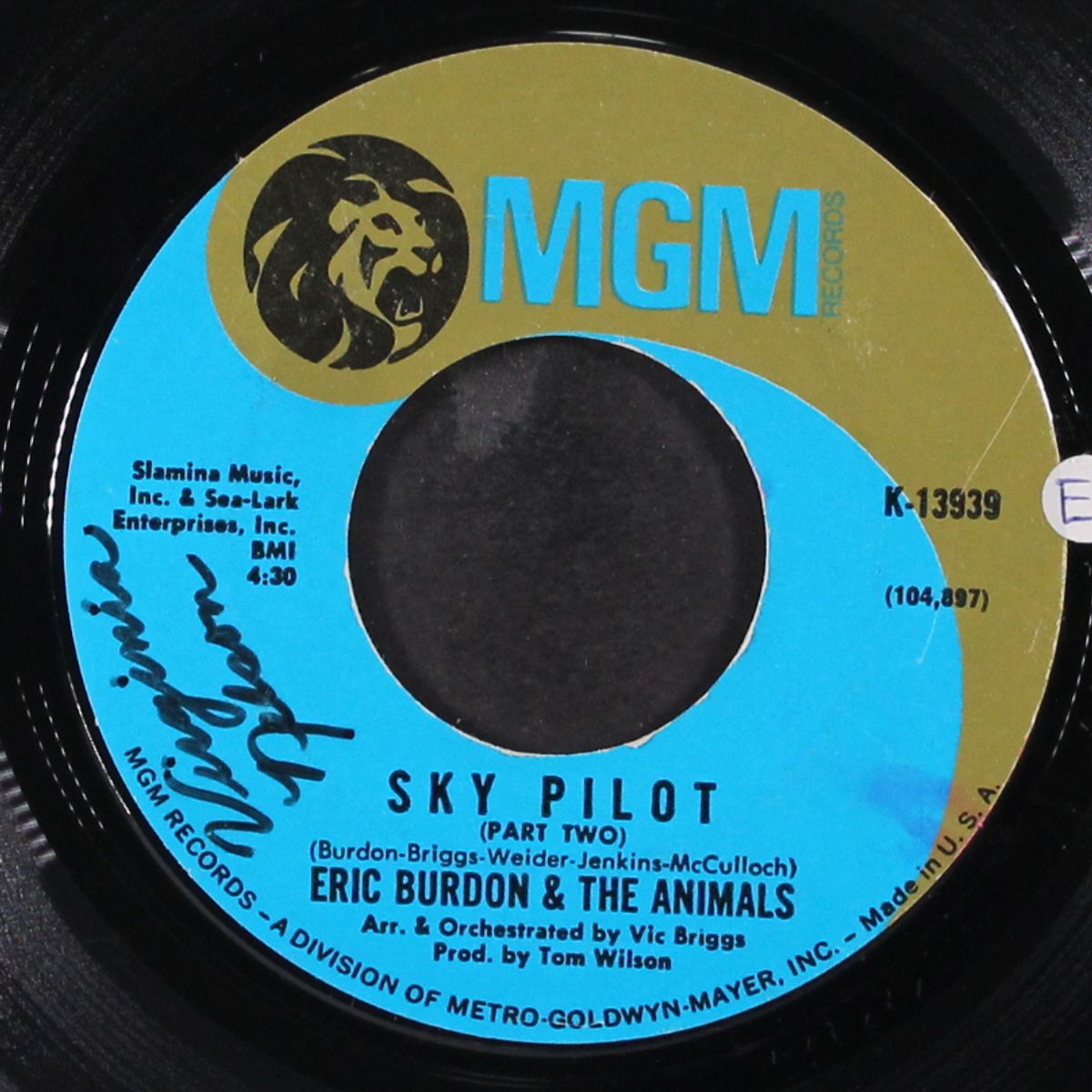 sky pilot / part 2 by ERIC BURDON & ANIMALS