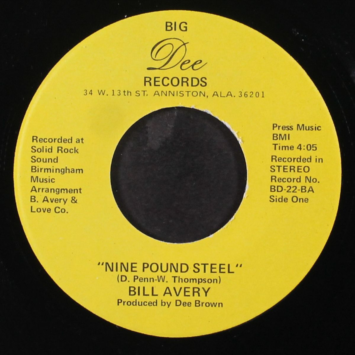 oe oe oewee baby / nine pound steel by BILL AVERY