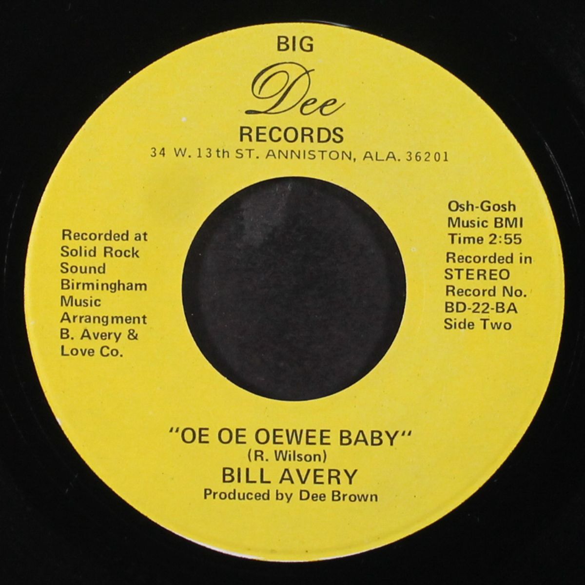 oe oe oewee baby / nine pound steel by BILL AVERY