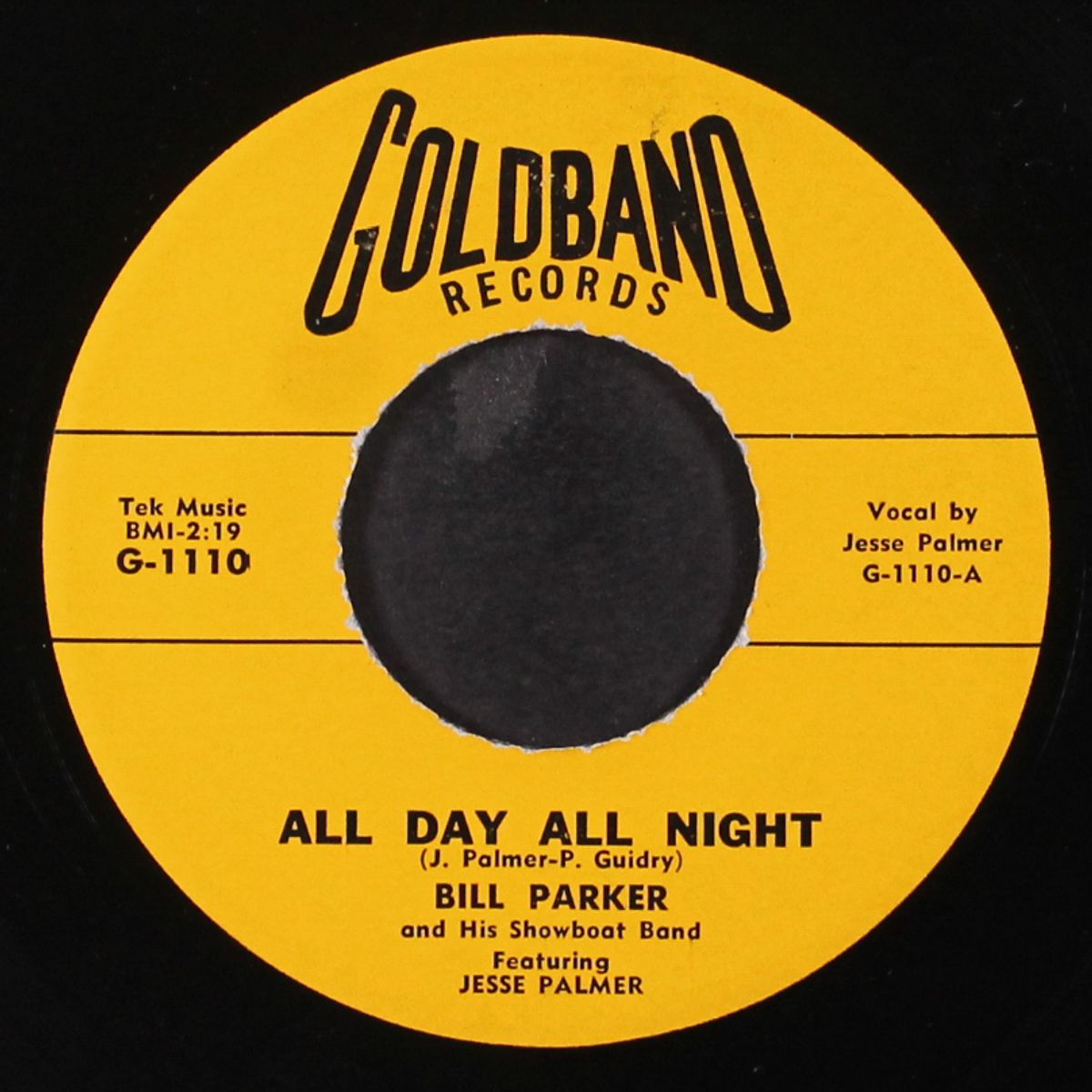 all day all night / deep in my heart by BILL PARKER