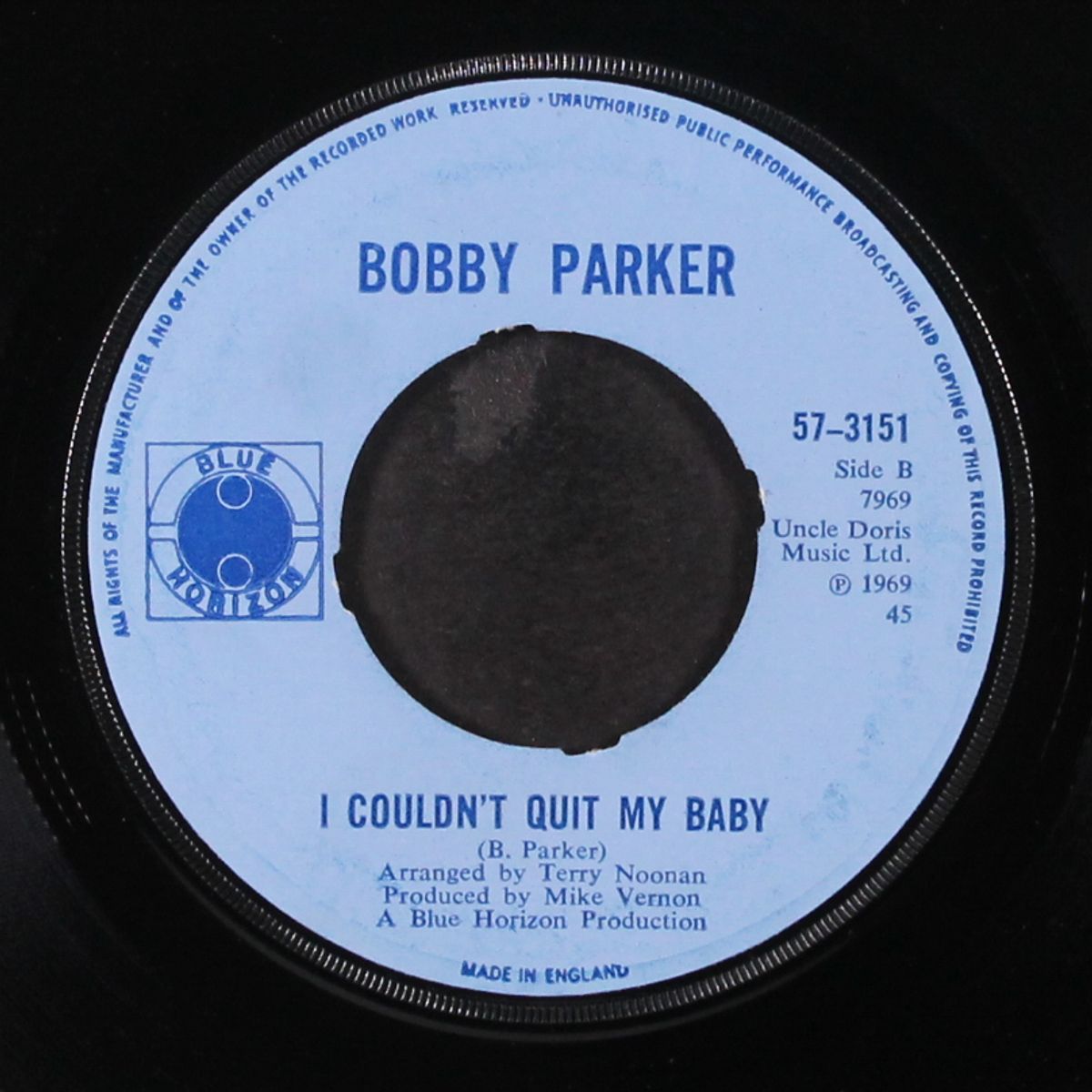 it's hard but it's fair / i couldn't quit my baby by BOBBY PARKER