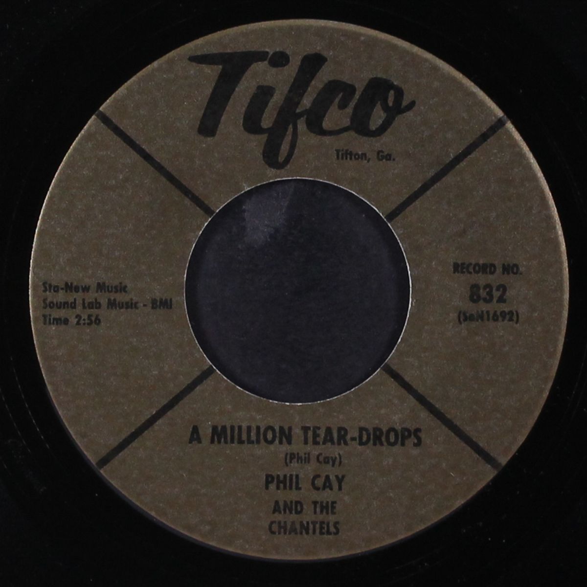 the t-bird / a million teardrops by PHIL CAY & CHANTELS