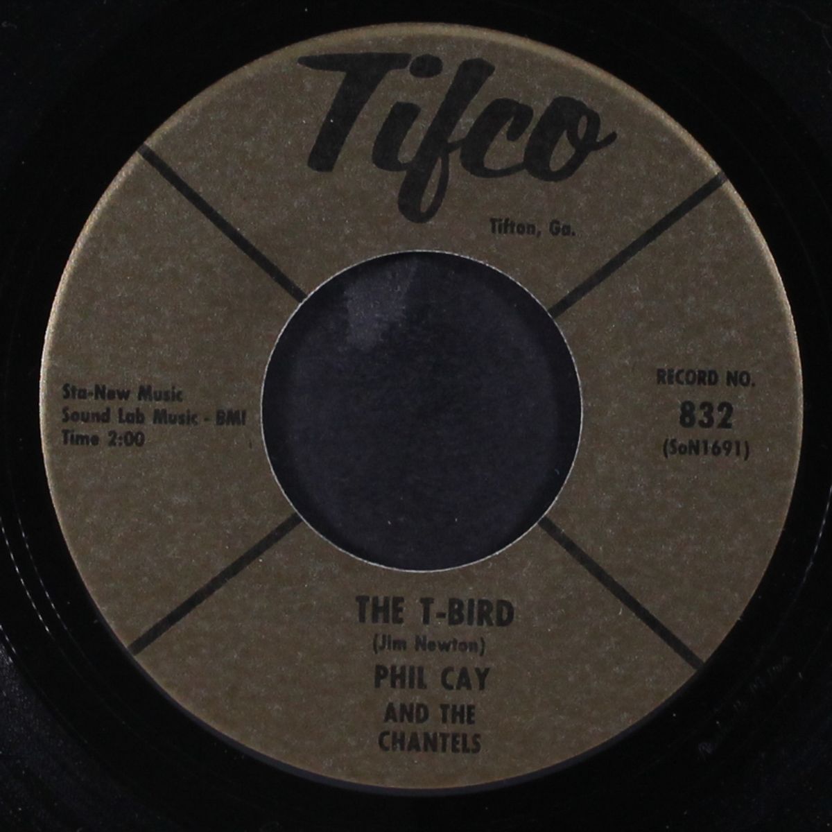 the t-bird / a million teardrops by PHIL CAY & CHANTELS