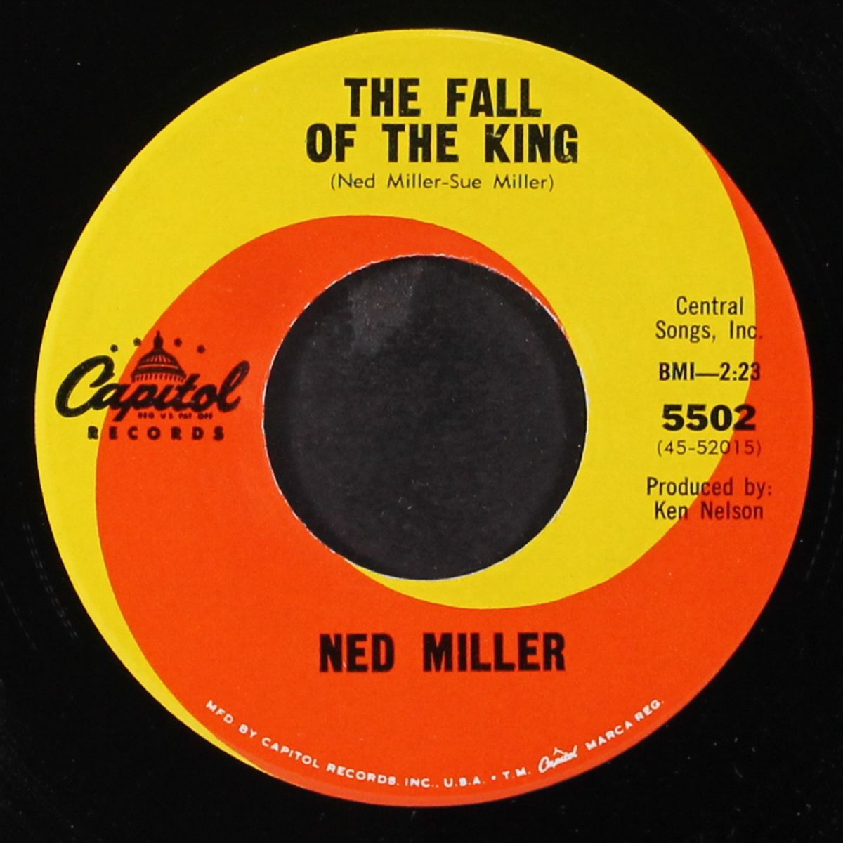 down the street / the fall of the king by NED MILLER