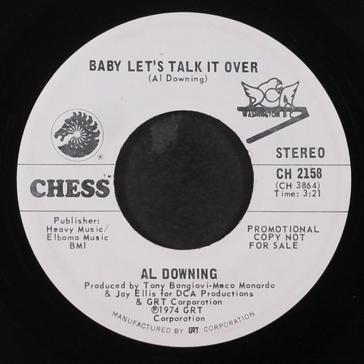 baby let's talk it over / mono by AL DOWNING