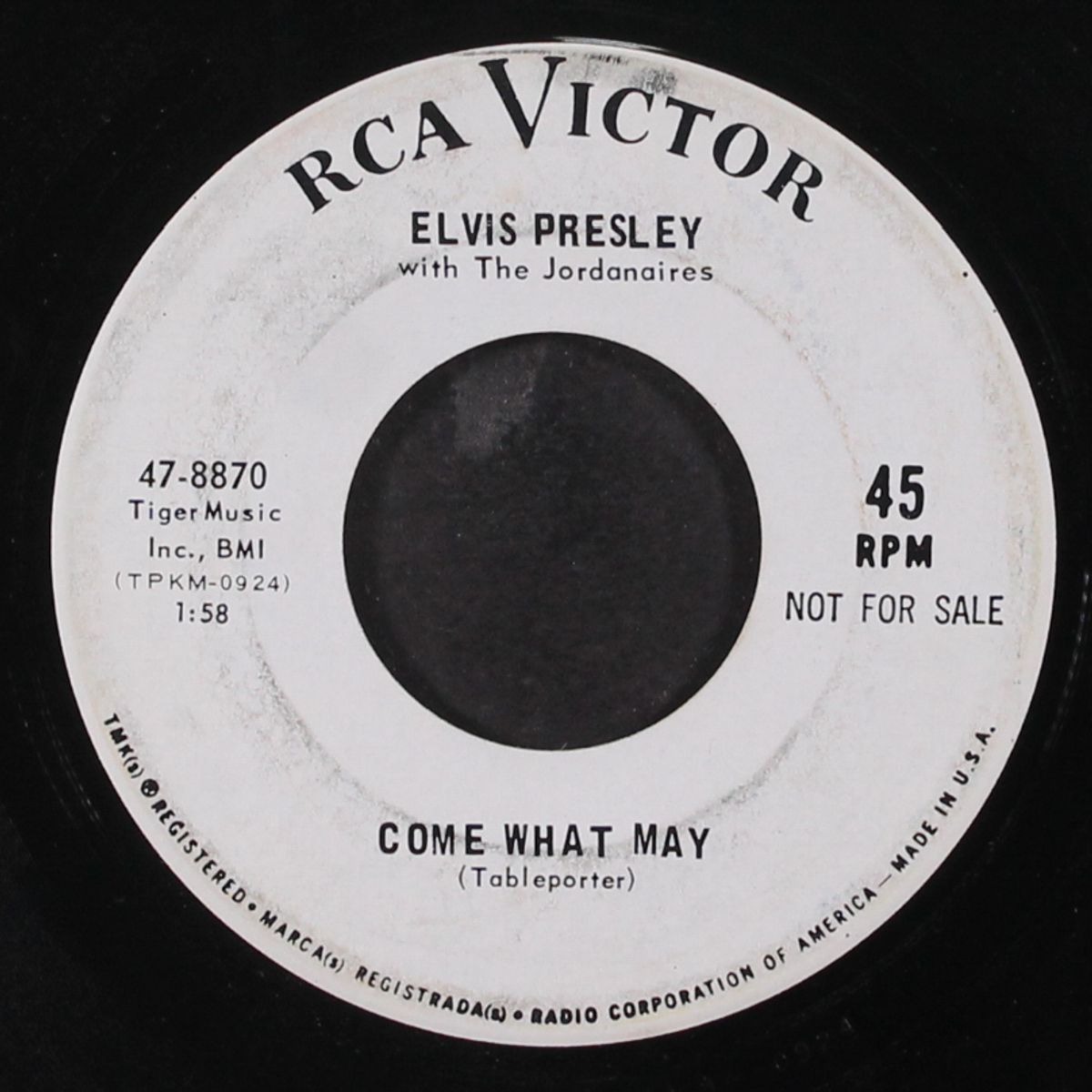 love letters / come what may by ELVIS PRESLEY