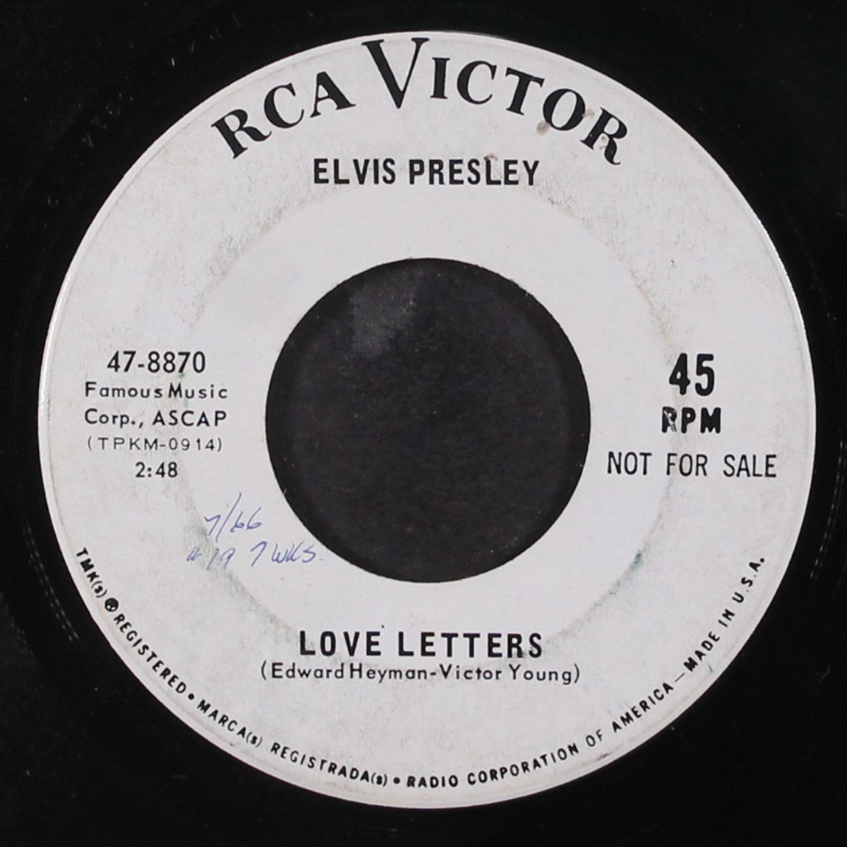 love letters / come what may by ELVIS PRESLEY