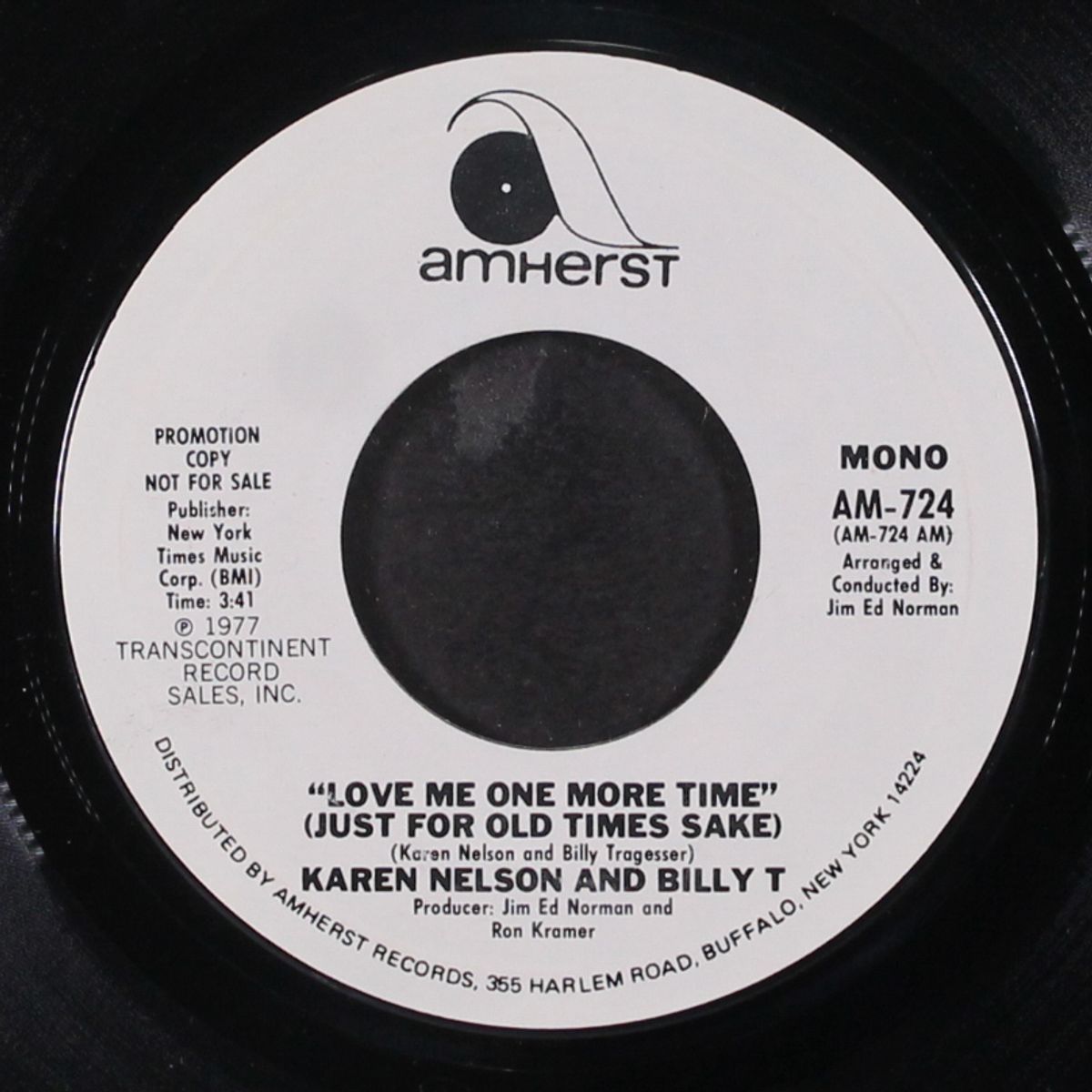 love me one more time / mono by KAREN NELSON & BILLY T