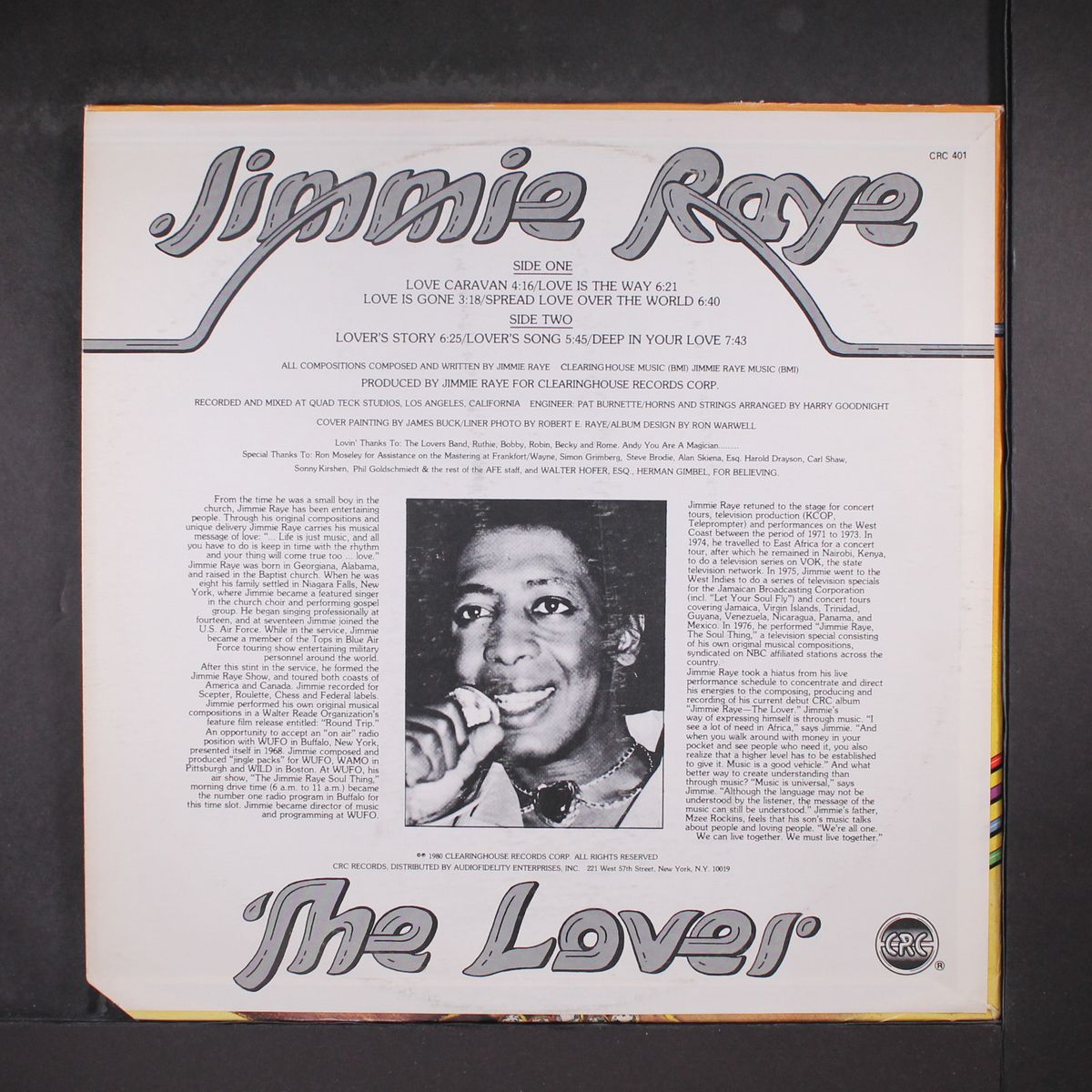 the lover by JIMMIE RAYE