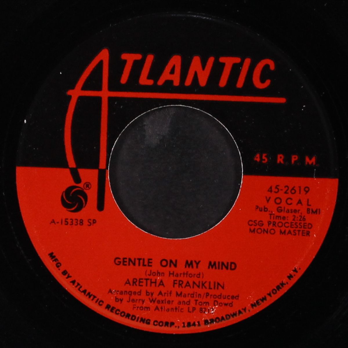 i can't see myself leaving you / gentle on my mind by ARETHA FRANKLIN