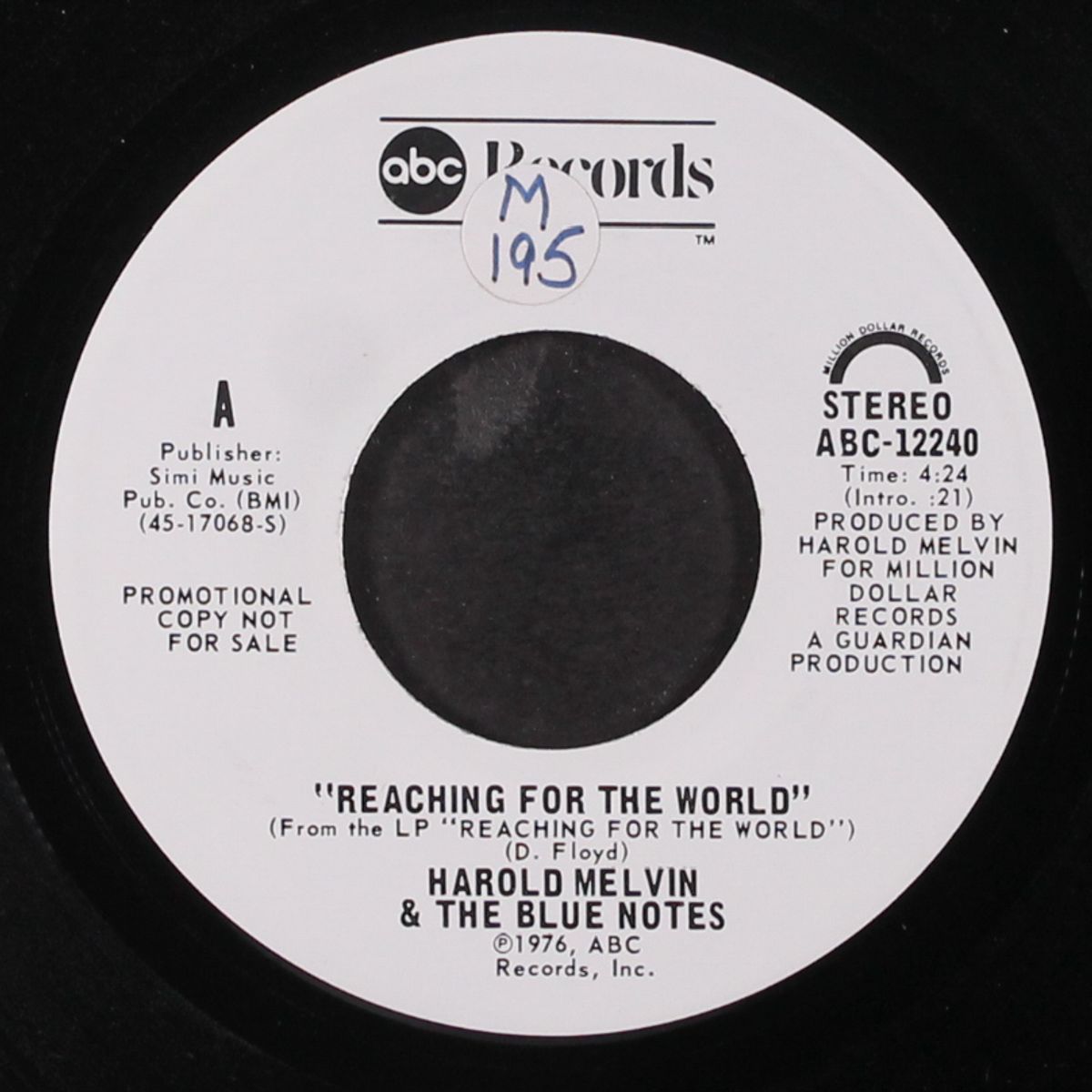 reaching for the world by HAROLD MELVIN & BLUE NOTES