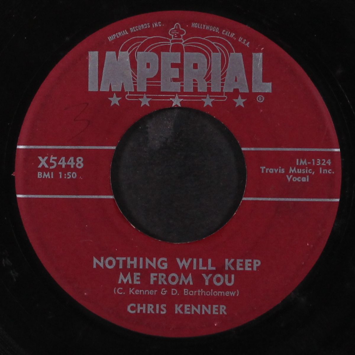 sick and tired / nothing will keep me from you by CHRIS KENNER