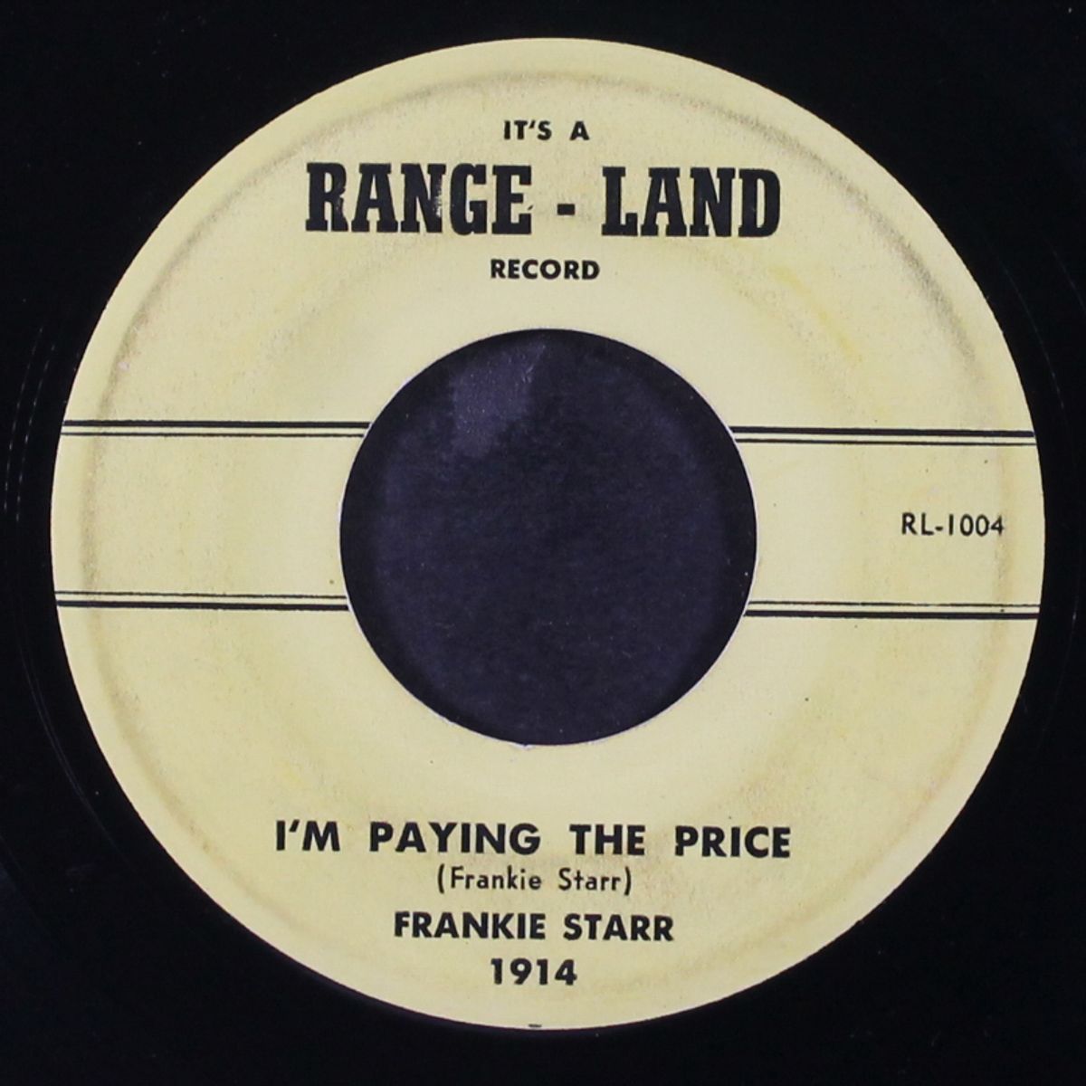 i'm paying the price / i love you too much to leave you by FRANKIE STARR