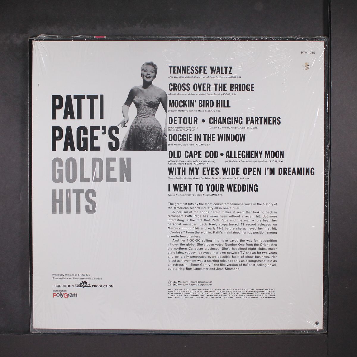 golden hits by PATTI PAGE