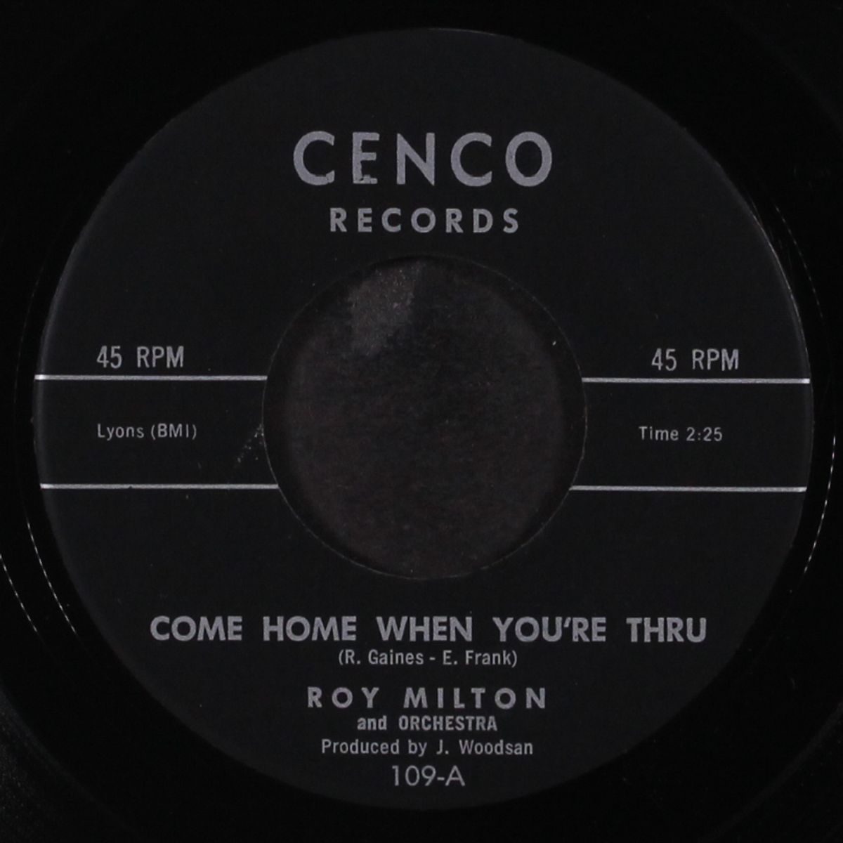baby you don't know / come home when you're through by ROY MILTON
