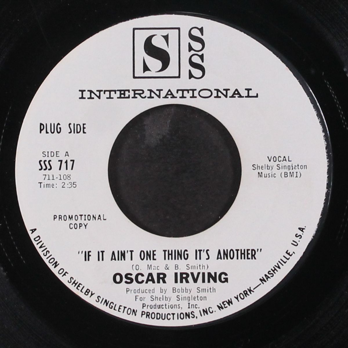if it ain't one thing it's another / same by OSCAR IRVING