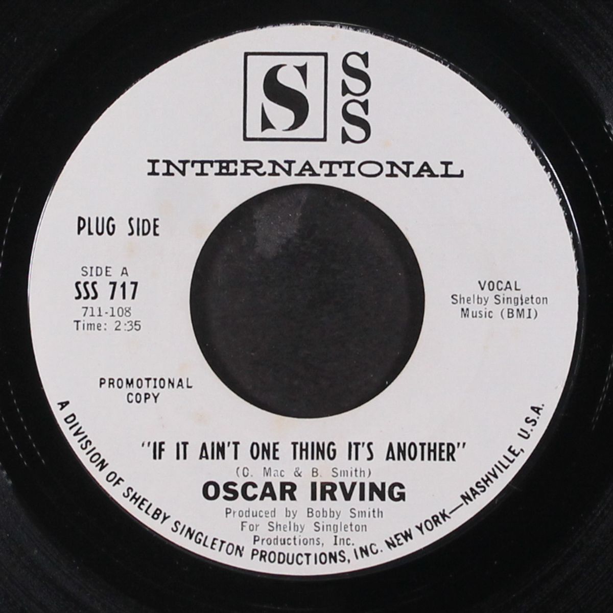 if it ain't one thing it's another / same by OSCAR IRVING