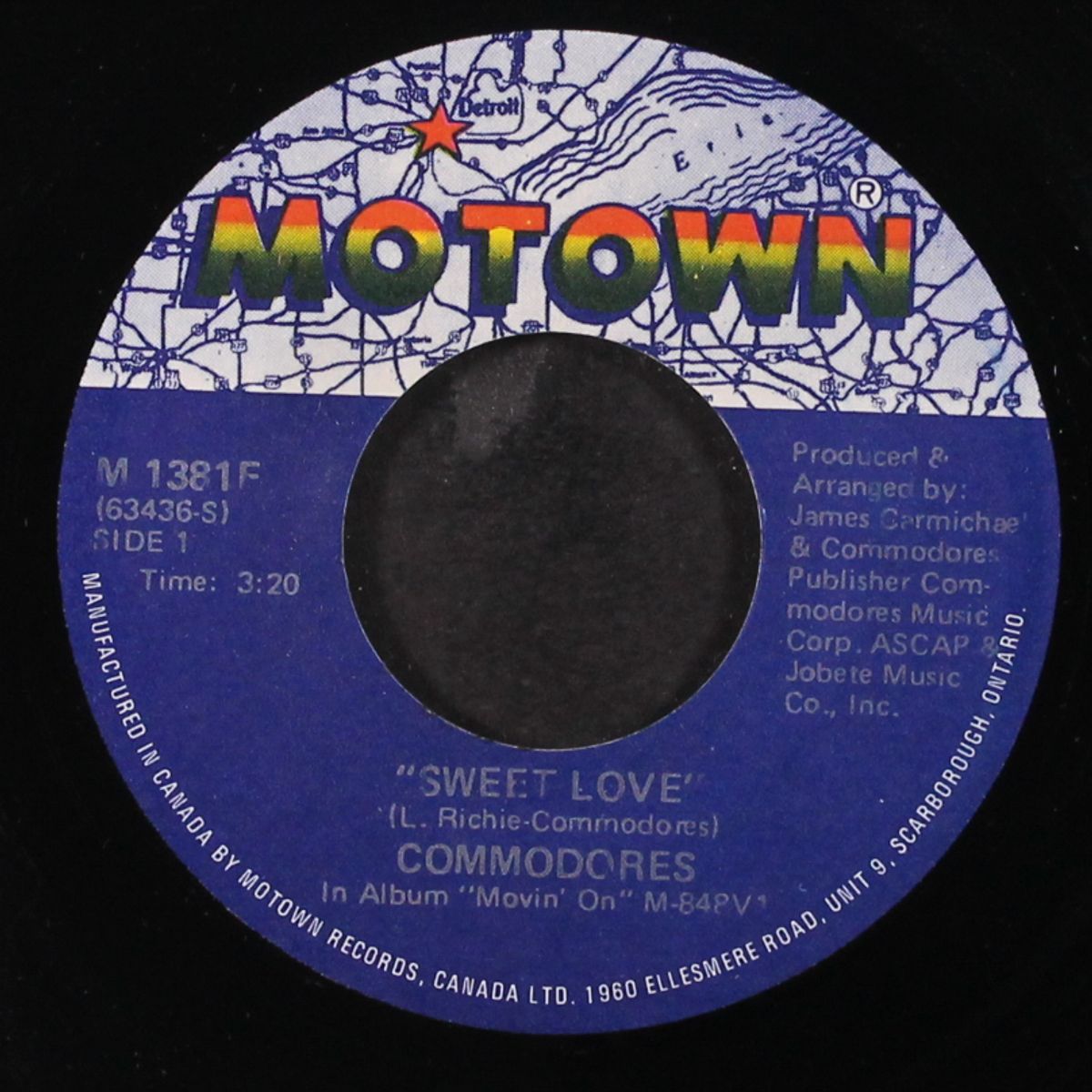 sweet love / better never than forever by COMMODORES