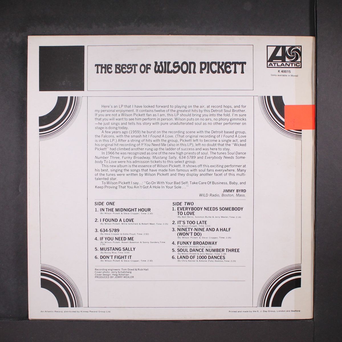 best of by WILSON PICKETT