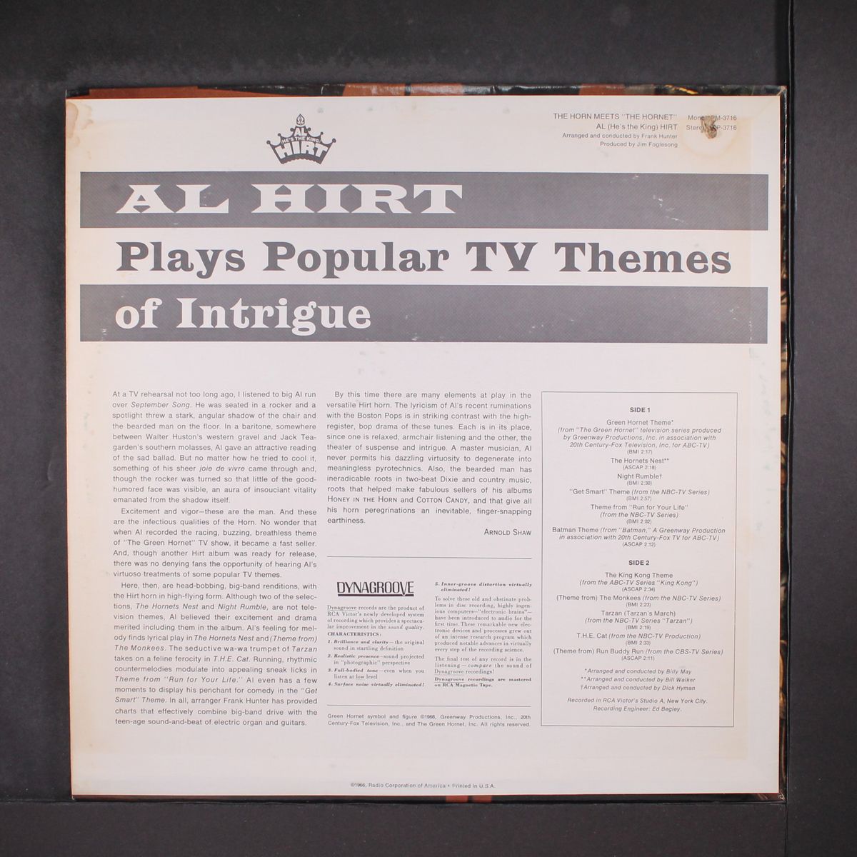 the horn meets the hornet by AL HIRT