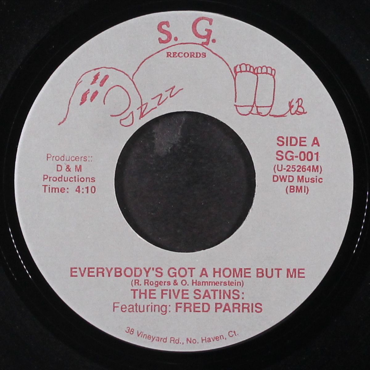 everybody's got a home but me / heartache by FIVE SATINS
