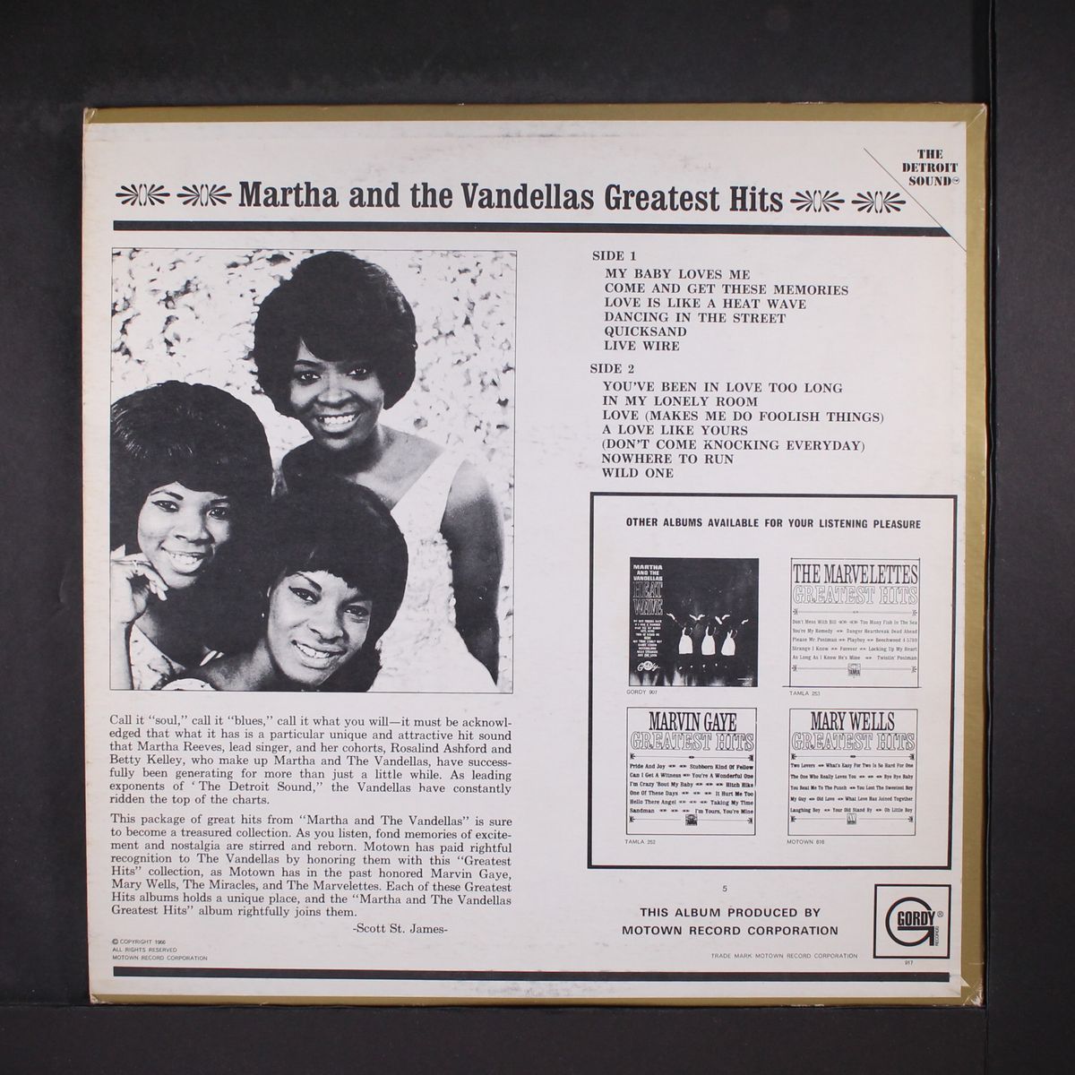greatest hits by MARTHA & VANDELLAS
