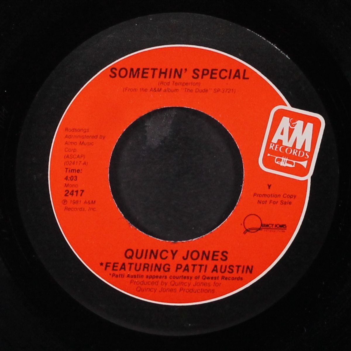 somethin' special / mono by QUINCY JONES FEAT. PATTI AUSTIN