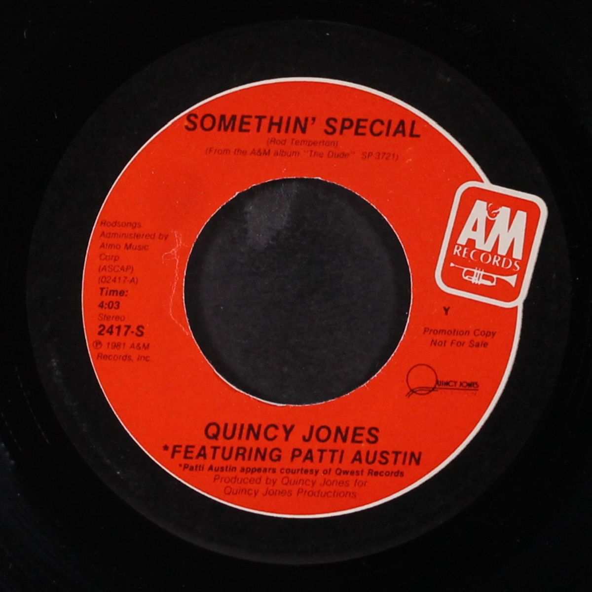 somethin' special / mono by QUINCY JONES FEAT. PATTI AUSTIN