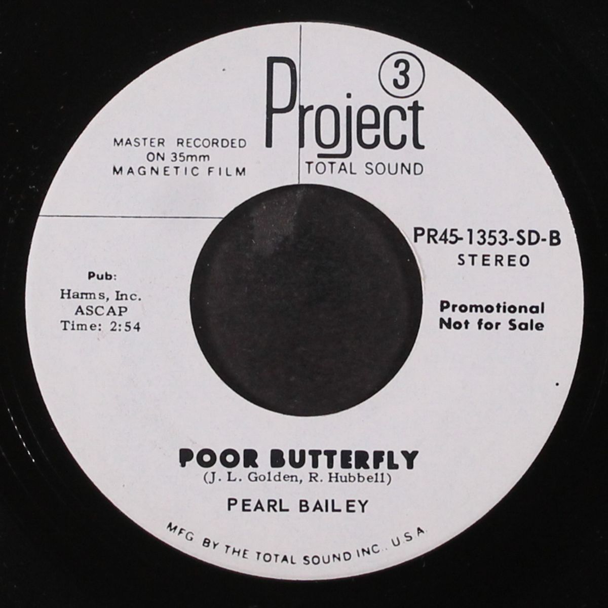 love letter / poor butterfly by PEARL BAILEY