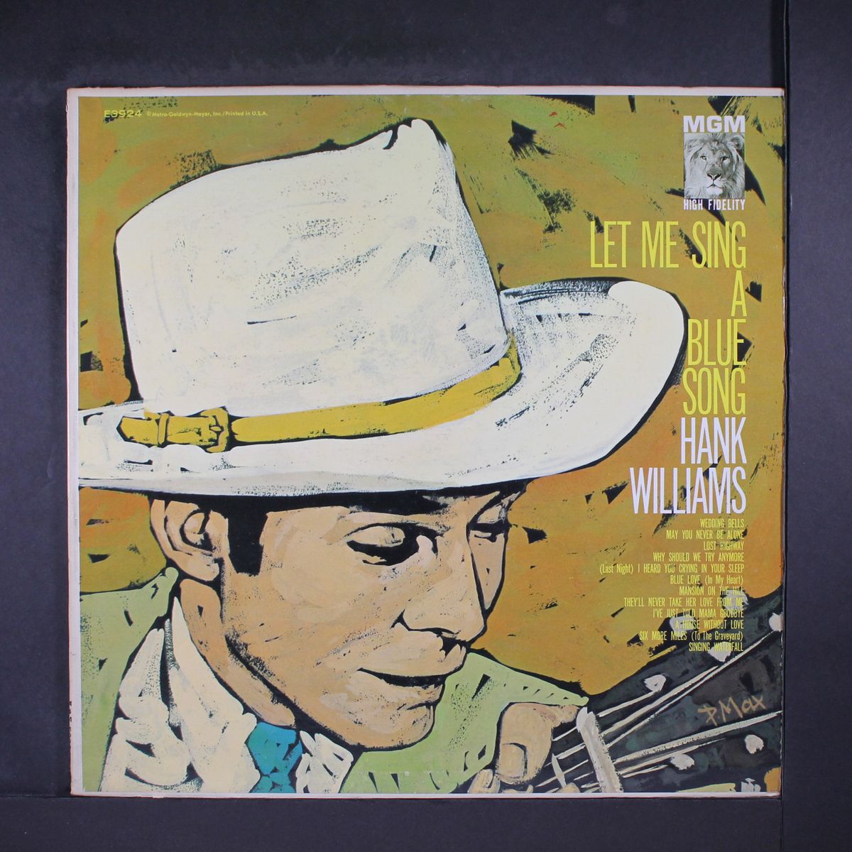 let me sing a blue song by HANK WILLIAMS