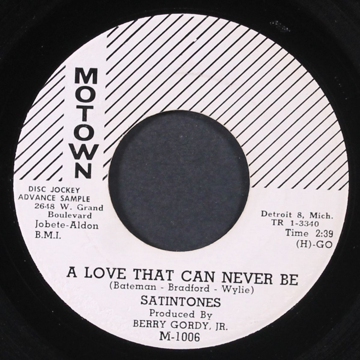 tomorrow & always / a love that can never be by SATINTONES