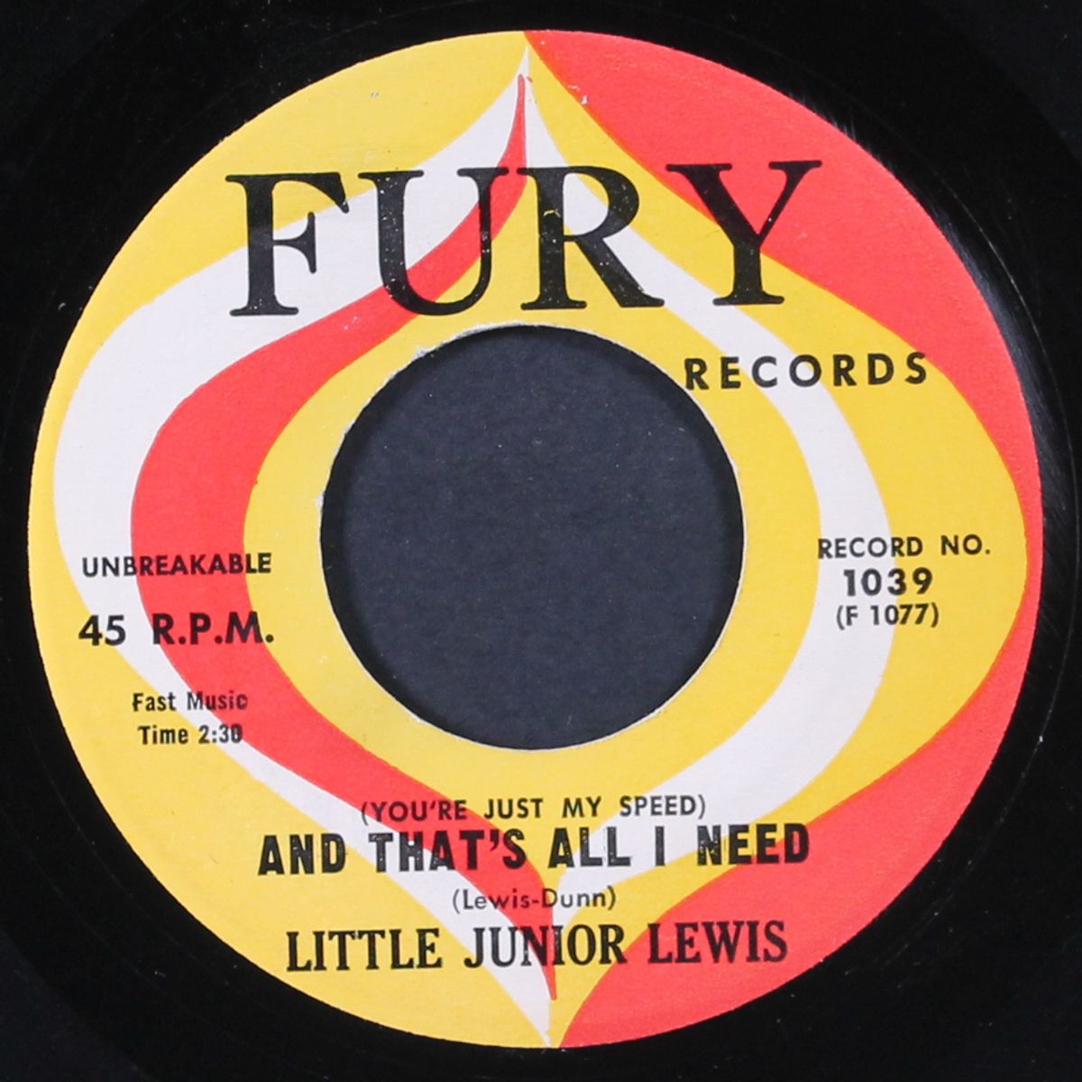 and that's all i need / come on back where you belong by LITTLE JUNIOR LEWIS